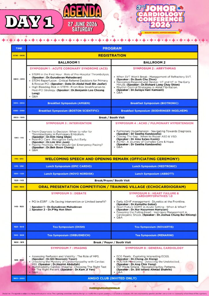 Johor cardiology conference